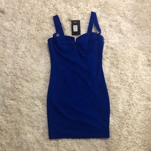 Fashion Nova - Blue Bodycon Mini Dress